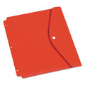 Cardinal 14950 11 in. x 8-1/2 in. Dual Pocket Snap Envelope - Assorted Colors (5/Pack) image number 1