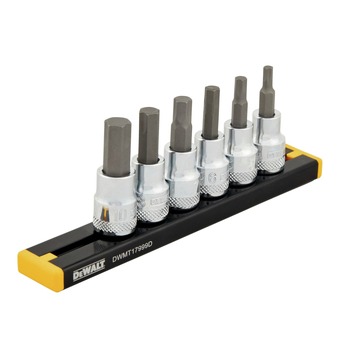 SOCKETS AND RATCHETS | Dewalt DWMT17001 (6-Piece) 3/8 in. Drive MM Hex Bit Socket Set