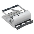  | Swingline A7074650B 160-Sheet Antimicrobial Protected Adjustable 2-To-3 9/32 in. Hole Punch - Putty/Gray image number 1
