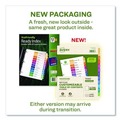 Office Jansan | Avery 11083 Ready Index 11 in. x 8.5 in. 12-Tab 1 to 12 Customizable Table of Contents Dividers with Multicolor Tabs - White (3/Pack) image number 1