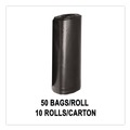 Trash Bags | GEN RM2432H 24 in. x 32 in. 16 gallon 0.9 mil Low Density Can Liners - Black (500/Carton) image number 2