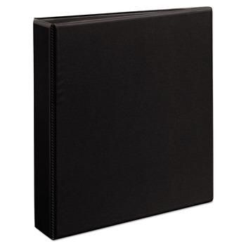 Avery 3 EZD Rings 1.5 in. Capacity 11 in. x 8.5 in. Durable View Binder with DuraHinge - Black