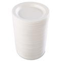 Cutlery | Dart 9PWQR 9 in. Quiet Classic Laminated Foam Dinnerware Plate - White (500/Carton) image number 1