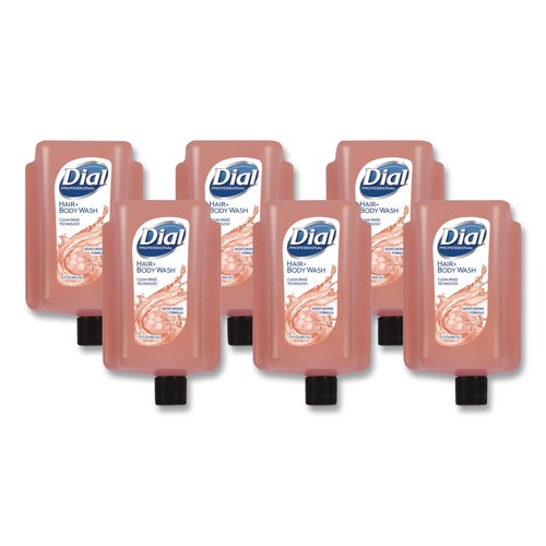 Skin Care & Personal Hygiene | Dial Professional 16304CT 15 oz Hair and Body Wash Refill for Versa Dispenser - Neutral Scent (6/Carton) image number 0