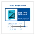 Cleaning & Janitorial Supplies | PrintWorks Professional 00114 8.5 in. x 11 in. 65 lbs. Text Weight Color Cardstock - Blue (1-Ream) image number 3