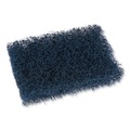 Cleaning Cloths | Boardwalk 88BWK HD 3.5 in. x 5 in. Extra Heavy-Duty Scour Pad - Dark Blue (20/Carton) image number 2