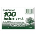 Flash Cards | Roaring Spring 74834 Environotes 4 in. x 6 in. Recycled Index Cards - White (36/Carton) image number 1