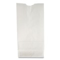 Paper Bags | General 51046 Grocery Paper Bags, 35 Lbs Capacity, #6, 6-inw X 3.63-ind X 11.06-inh, White, 500 Bags image number 0