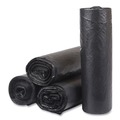Trash Bags | Inteplast Group S334016K 33 in. x 40 in. 16 mic 33 Gallon High-Density Commercial Can Liners - Black (250/Carton) image number 4