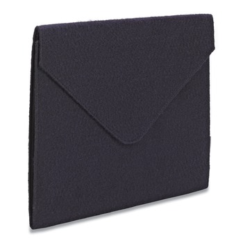 Smead 2 in. Expansion Letter Size Soft Touch Cloth Expanding Files - Dark Blue