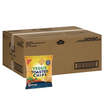 Nabisco 1.75 oz. Bag Wheat Thins Toasted Veggie Chips (60/Carton)