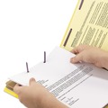 Office Jansan | Smead 26789 End Tab Pressboard Classification Folders with Six SafeSHIELD Fasteners - Letter, Yellow (10/Box) image number 2