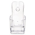 Office Jansan | Deflecto 78601 4.38 in. x 4.25 in. x 7.75 in. DocuHolder for Countertop/Wall-Mount with Card Holder - Clear image number 1