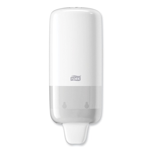 Hand Soaps | Tork 570020A 4.4 in. x 4.5 in. x 11.5 in. Elevation Liquid Skincare Dispenser - White image number 0