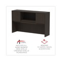  | Alera ALEVA286015ES Valencia Series 58.88 in. x 15 in. x 35.38 in. 4-Compartment Hutch with Doors - Espresso image number 7