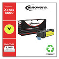 Innovera IVR6500Y 2500 Page-Yield, Replacement for Xerox 6500 (106R01596), Remanufactured High-Yield Toner - Yellow image number 2