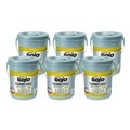Cleaning & Janitorial Supplies | GOJO Industries 6396-06 10.5 in. x 12 in. 2-Ply Hand Cleaning Scrubbing Towels - Silver/Yellow (6/Carton) image number 0