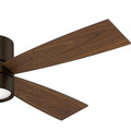 Ceiling Fans | Casablanca 59069 Bullet 54 in. Contemporary Brushed Cocoa Burnt Walnut Indoor Ceiling Fan image number 2