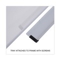  | Universal UNV43725 72 in. x 48 in. Modern Melamine Dry Erase Board - White Surface, Aluminum Frame image number 3