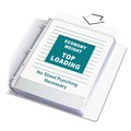 Office Jansan | C-Line 62067 11 in. x 8-1/2 in. Economy Weight Poly Sheet Protectors with 2-in. Sheet Capacity - Reduced Glare (200/Box) image number 2