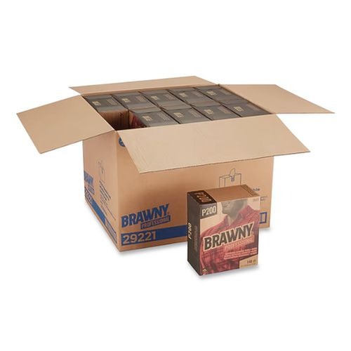 Cleaning & Janitorial Supplies | Georgia-Pacific 29221 2-Ply 8 in. x 12-1/2 in. Light-Duty Paper Wipers - White (148/Box, 20 Boxes/Carton) image number 0