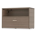  | Linea Italia LITUR604NW Urban 35.25 in. x 15.25 in. x 23.75 in., Bottom Pedestal, 36 in. Credenza - Natural Walnut image number 0