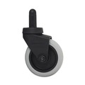 Customer Appreciation Sale - Save up to $60 off | Rubbermaid Commercial FG7570L20000 3 in. Wheel Thermoplastic Rubber Swivel Bayonet Replacement Casters - Black image number 0