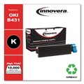 Ink & Toner | Innovera IVRB431 10000 Page-Yield, Replacement for Oki 44574901, Remanufactured Toner - Black image number 1