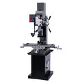Milling Machines | JET JT9-351163 JMD-45VSPF Variable Speed Square Column Geared Head Mill Drill with Newall DP500 2-Axis DRO and X-Axis Powerfeed image number 1
