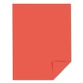  | Astrobrights 22841 65 lbs. 8-1/2 in. x 11 in. Color Cardstock - Rocket Red (250/Pack) image number 1