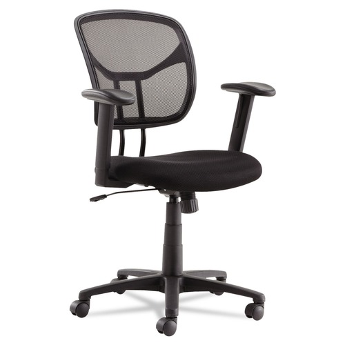 Mothers Day Sale! Save an Extra 10% off your order | OIF OIFMT4818 17.72 in. - 22.24 in. Seat Height Swivel/Tilt Mesh Task Chair with Adjustable Arms Supports Up to 250 lbs. - Black image number 0