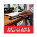 Mouse Pads & Wrist Support | 3M WR422LE 25.5 in. x 10.6 in. Antimicrobial Gel Mouse Pad/Keyboard Wrist Rest Platform - Black/Silver image number 7