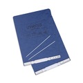 Office Jansan | Universal A7011723A 9.5 in. x 11 in. 6 in. Capacity 2 Posts Pressboard Hanging Binder - Blue image number 1