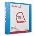 Office Jansan | Universal UNV20723 11 in. x 8.5 in. 1.5 in. Capacity 3 Rings Slant D-Ring View Binder - Light Blue image number 0