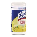 Disinfectants | LYSOL Brand 19200-77182 1 Ply 7 in. x 7.25 in. Lemon and Lime Blossom Disinfecting Wipes - White (6/Carton) image number 2