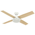 Ceiling Fans | Hunter 59250 52 in. Dempsey Fresh White Ceiling Fan with Remote image number 2