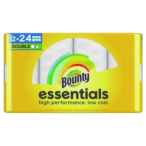 Cleaning Cloths | Bounty 80759229 Essentials Select-A-Size 2-Ply Kitchen Roll Paper Towels (1/Carton) image number 0