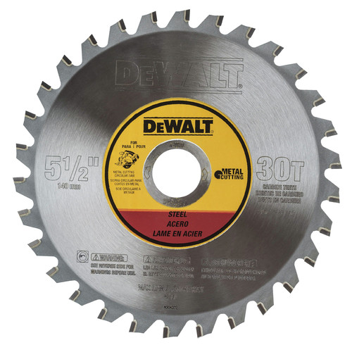 Circular Saw Accessories | Dewalt DWA7770 5-1/2 in. 30 Tooth Metal Cutting Blade image number 0