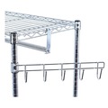  | Alera ALEGR363618SR 36 in. W x 18 in. D x 75 in. H 30 Garments Wire Shelving Garment Rack - Silver image number 3