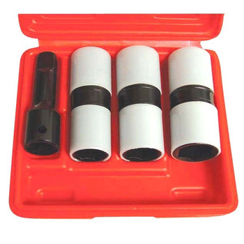 Astro Pneumatic 78803 3-Piece 1/2 in. Drive Thin Wall Flip Impact Socket Set with Protective Sleeve