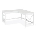 Office Desks & Workstations | Alera ALEWSF5959WT 58.27 in. x 58.27 in. x 29.53 in. L-Shaped Farmhouse Desk - White image number 0