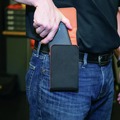 Tool Belts | Klein Tools 55460 Tradesman Pro 1.5 in. x 3 in. x 5.75 in. Phone Holder - Small, Black image number 8