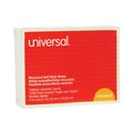 Office Jansan | Universal UNV28073 4 in. x 6 in. Note Ruled Recycled Self-Stick Note Pads - Yellow (12 Pads/Pack) image number 1