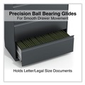  | Alera 25495 36 in. x 18.63 in. x 52.5 in. 4-Drawer Lateral File - Charcoal image number 3
