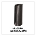 Trash Bags | GEN RM385815 38 in. x 58 in. 60 gallon 1.5 mil Interleaved Roll Low Density Can Liners - Black (100/Carton) image number 2