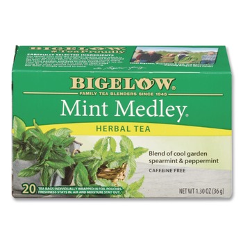 Bigelow RCB003931 Herbal Tea - Mint Medley (28/Box)