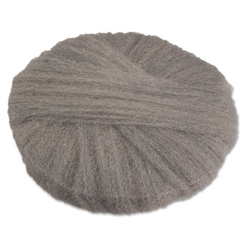 GMT 20 in. Diameter Grade 3 Cleaning and Polishing Radial Steel Wool Pads - Gray (12/Carton)