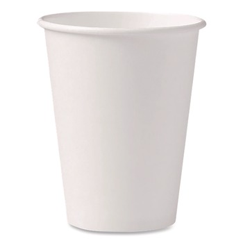 SOLO 412WN-2050 Paper Hot Cups 12 oz White 50/Pack