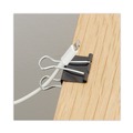 Office Jansan | Universal UNV10200VP3 Binder Clip Value Pack - Small, Black/Silver (36/Pack) image number 2