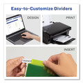 Office Jansan | Avery 11903 Big Tab 11.13 in. x 9.25 in. 8-Tab Insertable Plastic 1-Pocket Dividers - Assorted (1-Set) image number 6